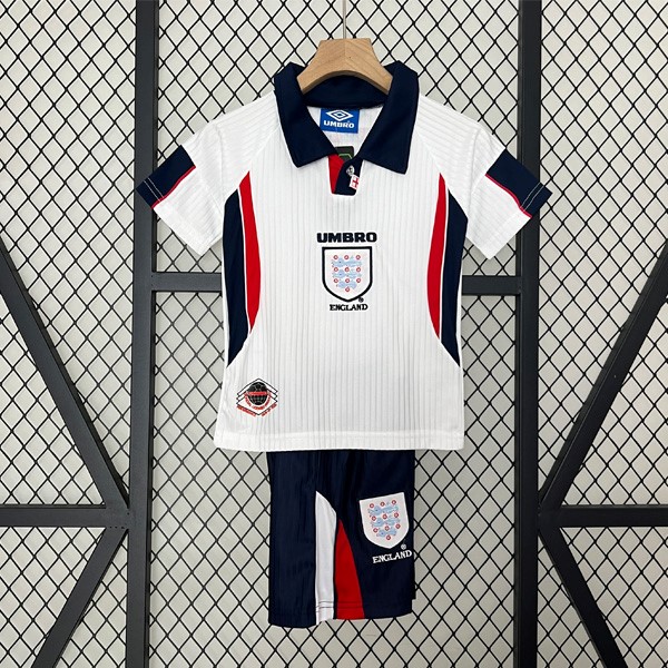 Camiseta Inglaterra Replica Primera Ropa Niño Retro 1998